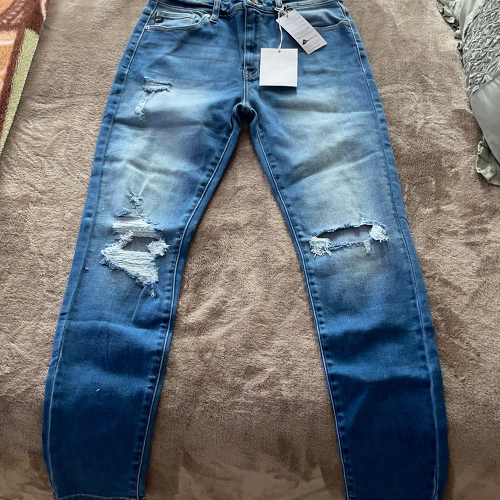 NWT KanKan ripped skinny jeans
